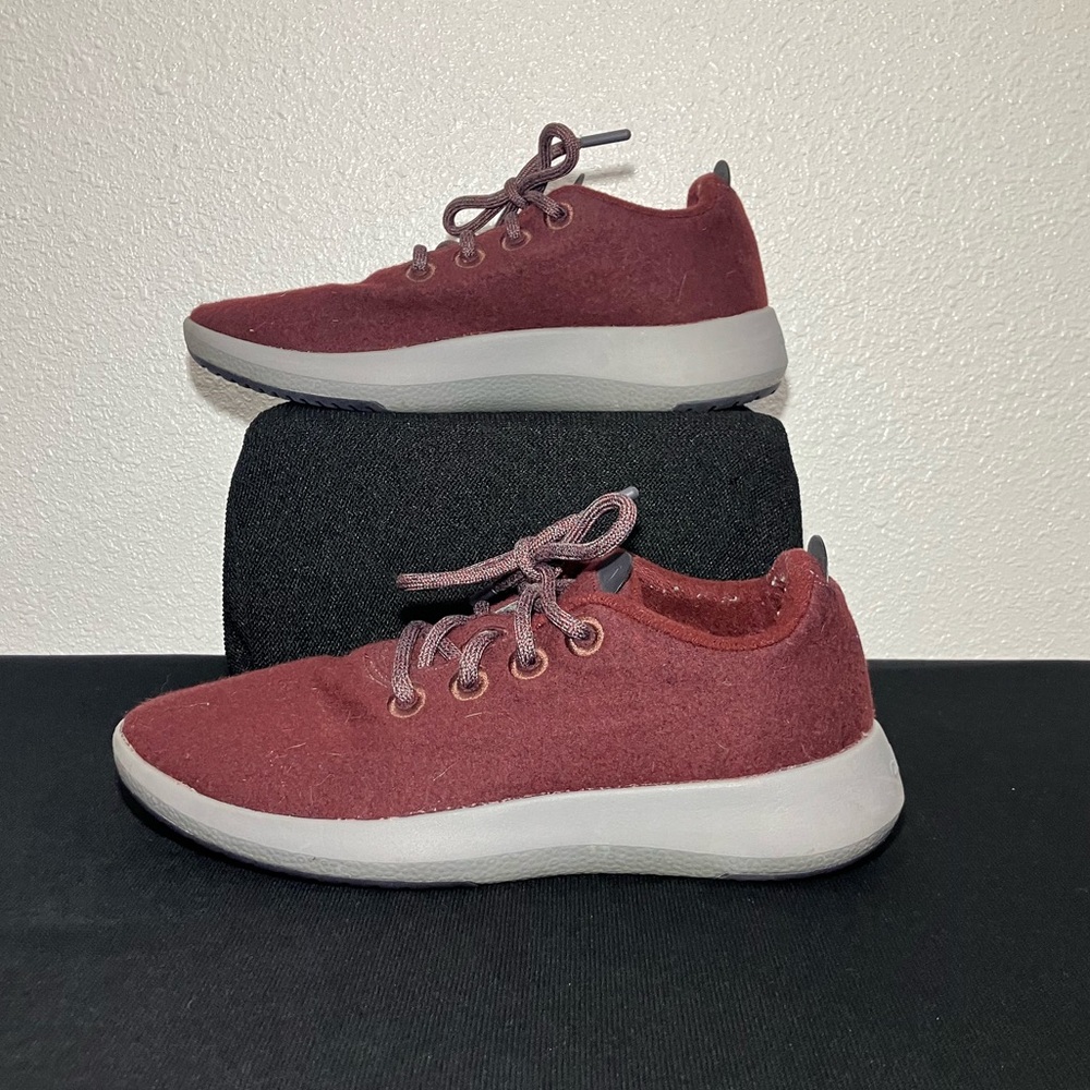 Allbirds Women's Wool Runners Ausangate Red Berry Sneakers